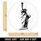 Statue of Liberty Sketch Self-Inking Rubber Stamp for Stamping Crafting Planners